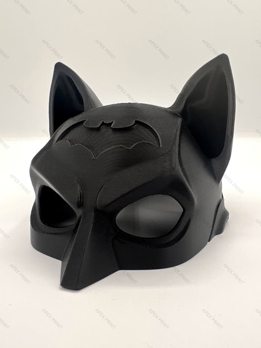 3D Printed Cat Helmet Mask - 0080A
