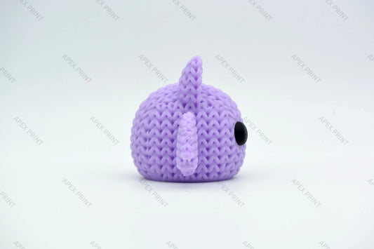 3D Printed Crochet-Style Bat Figurine