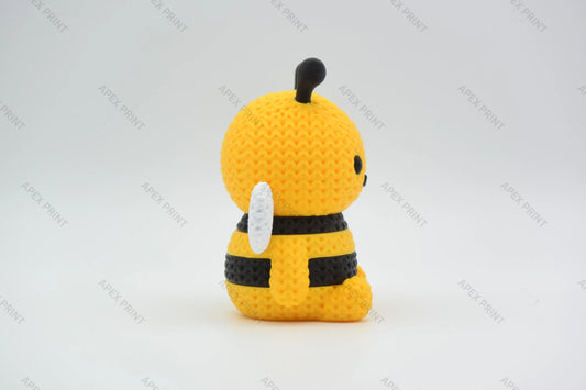 3D Printed Crochet-Style Bee Figurine