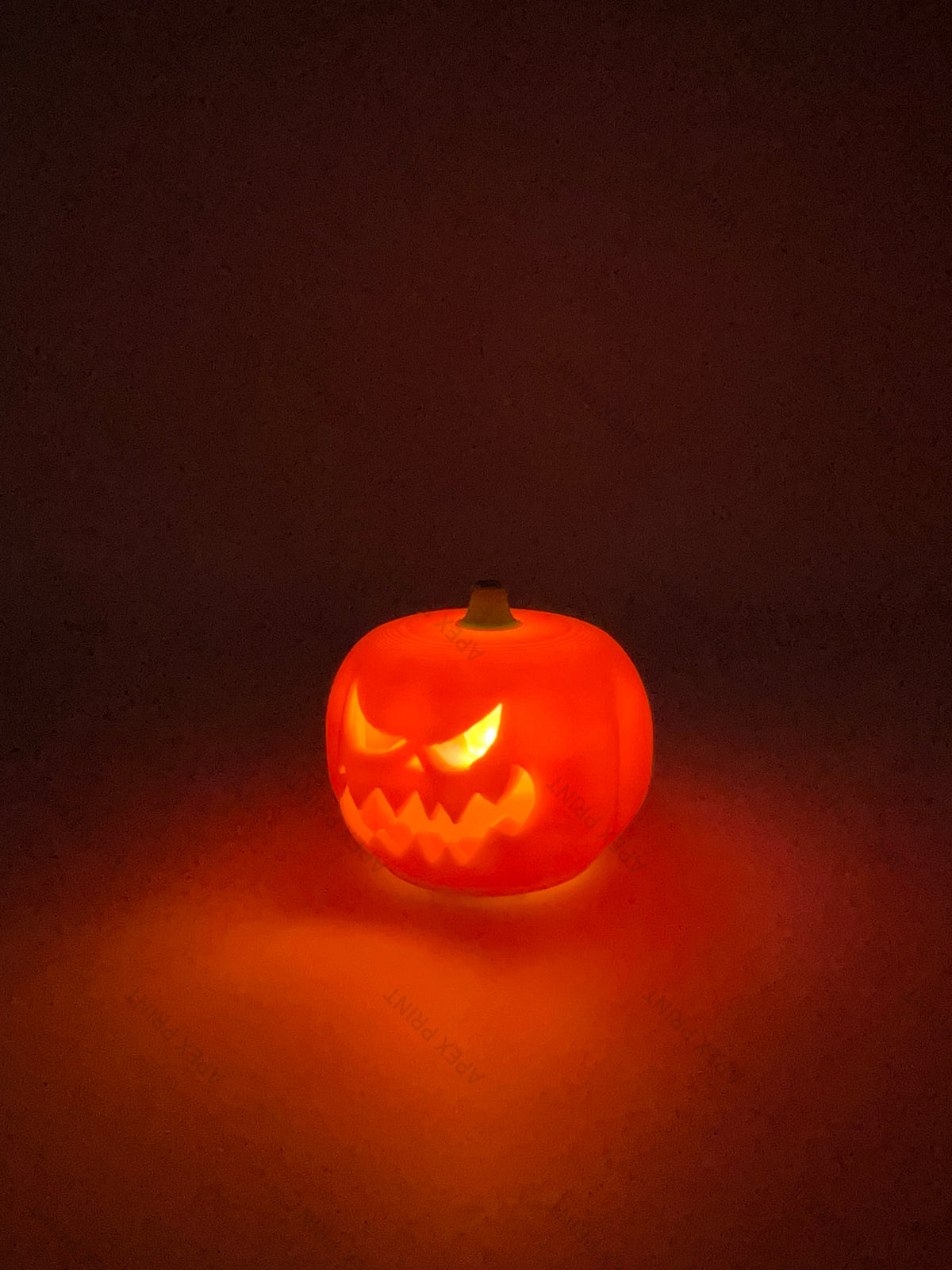3D Printed Halloween Jack-O-Lantern Light