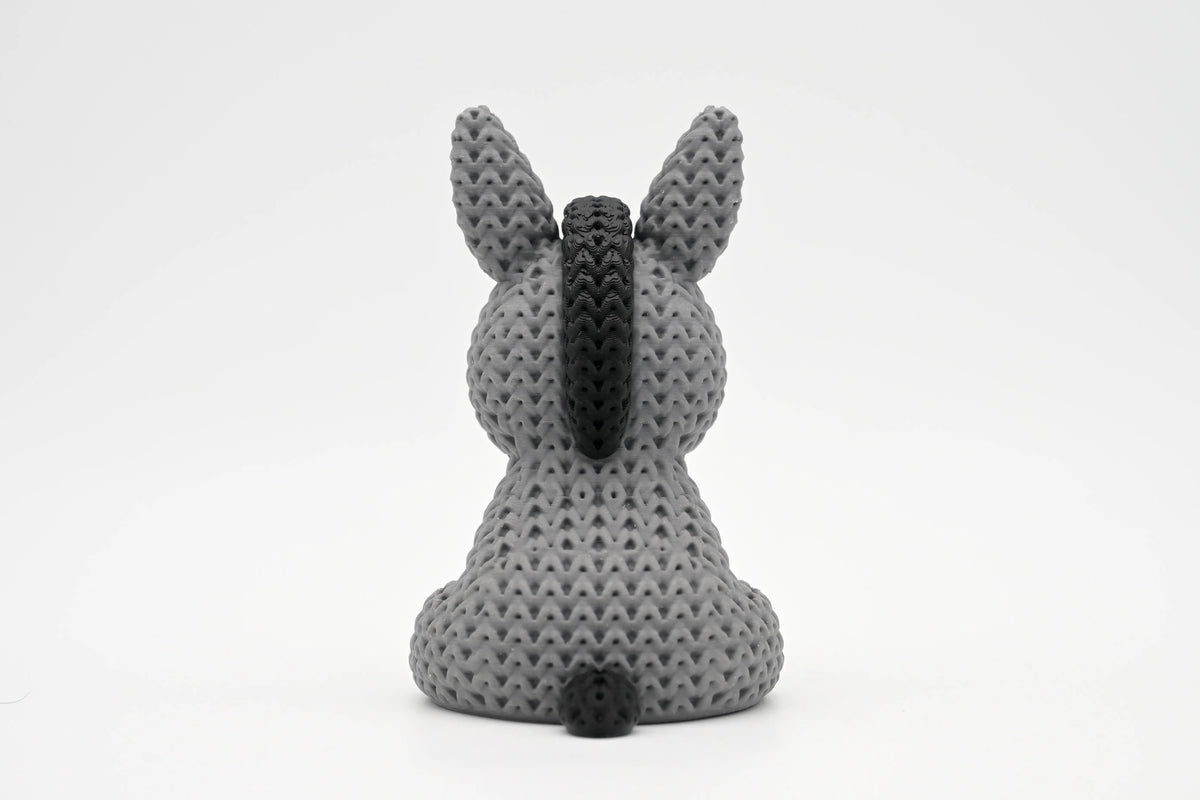 3D Printed Crochet-Style Donkey Figurine