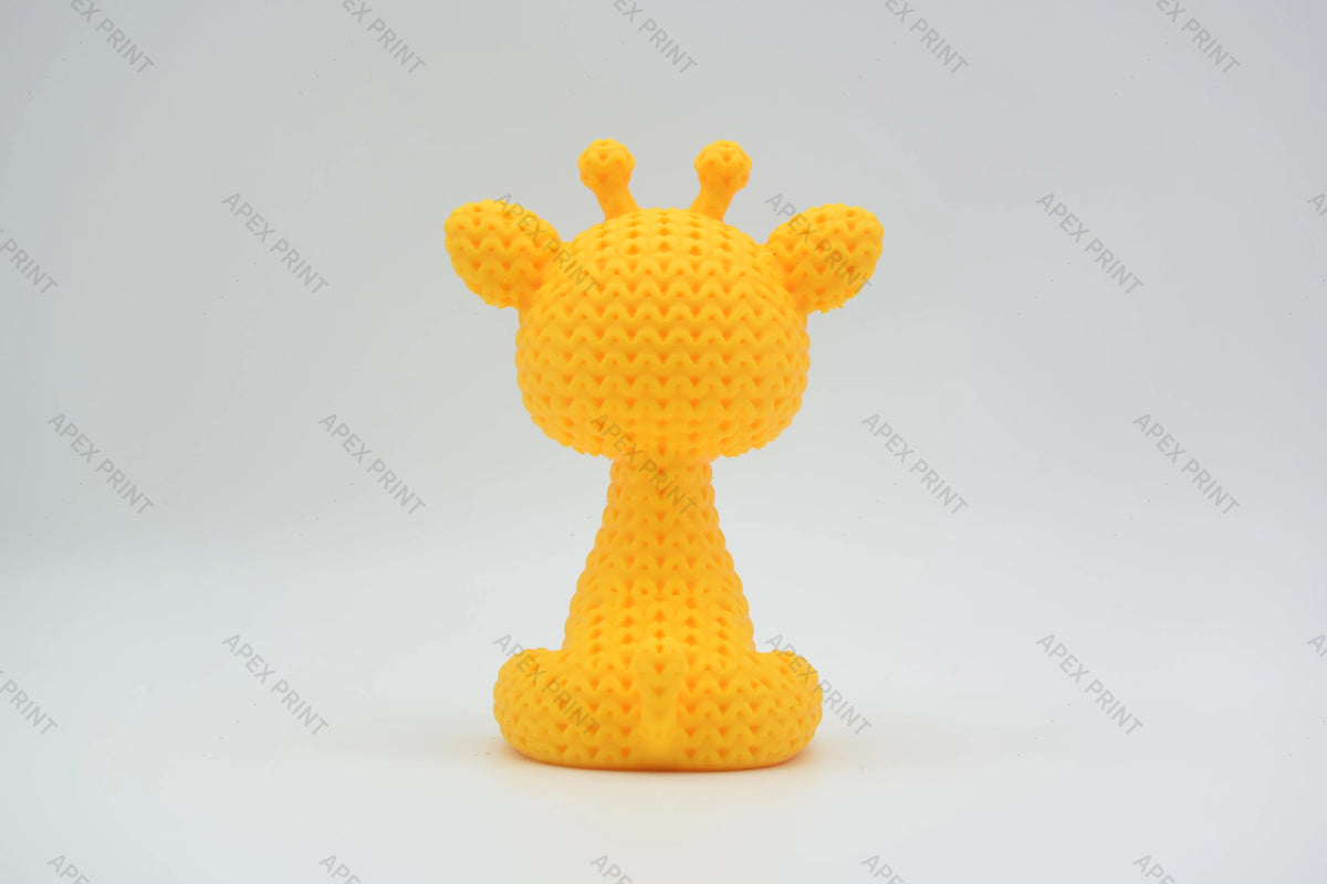 3D Printed Crochet-Style Giraffe Figurine