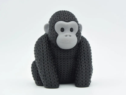 3D Printed Crochet-Style Gorilla Figurine