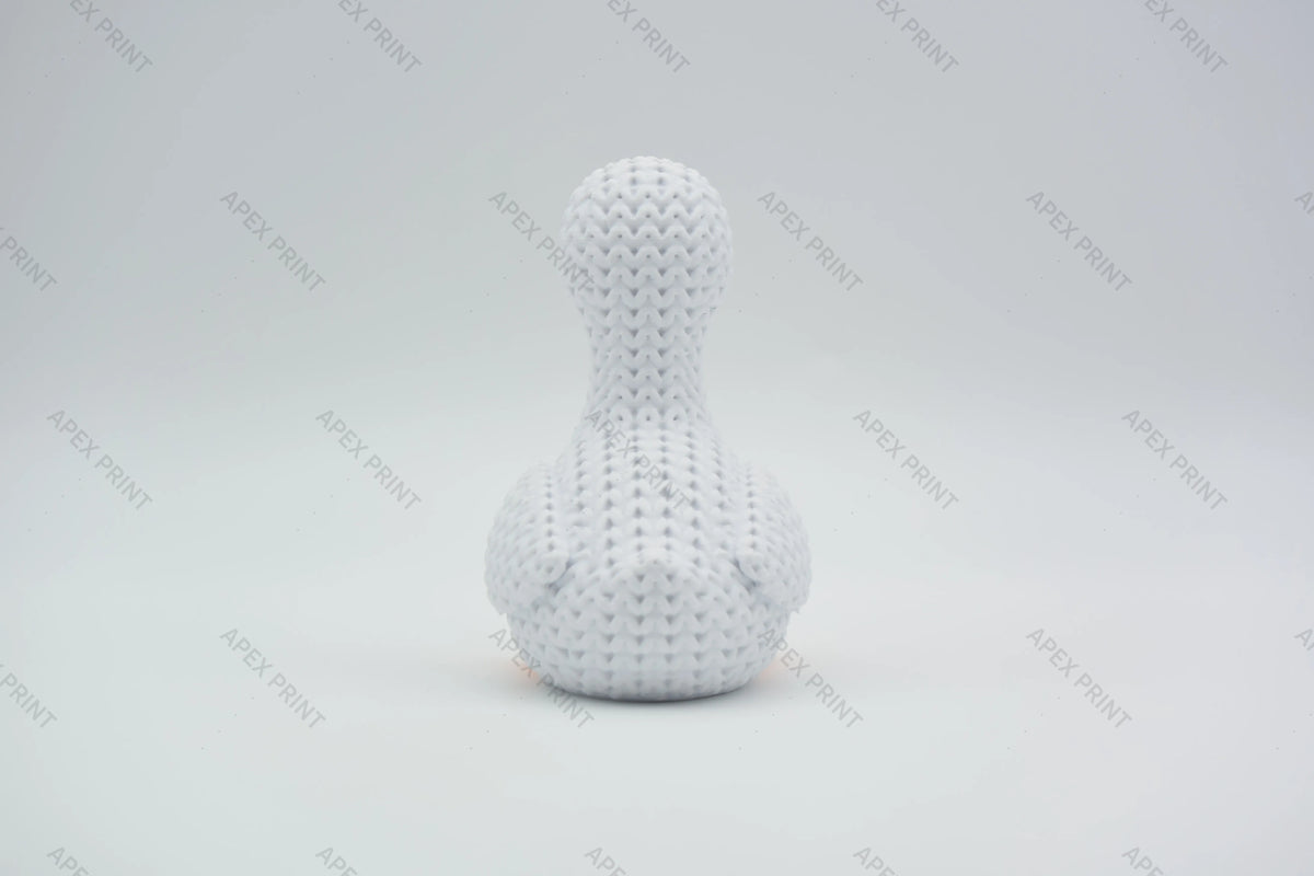 3D Printed Crochet-Style Goose Figurine