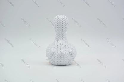 3D Printed Crochet-Style Goose Figurine
