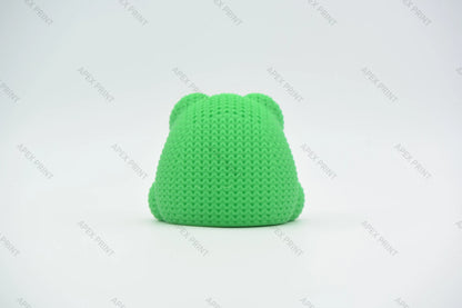 3D Printed Crochet-Style Frog Figurine