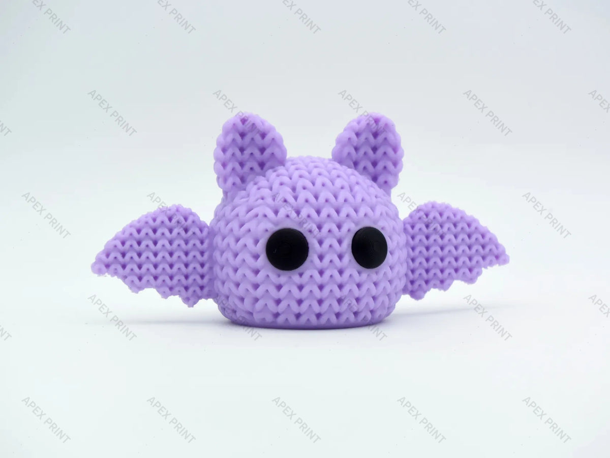 3D Printed Crochet-Style Bat Figurine