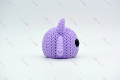 3D Printed Crochet-Style Bat Figurine