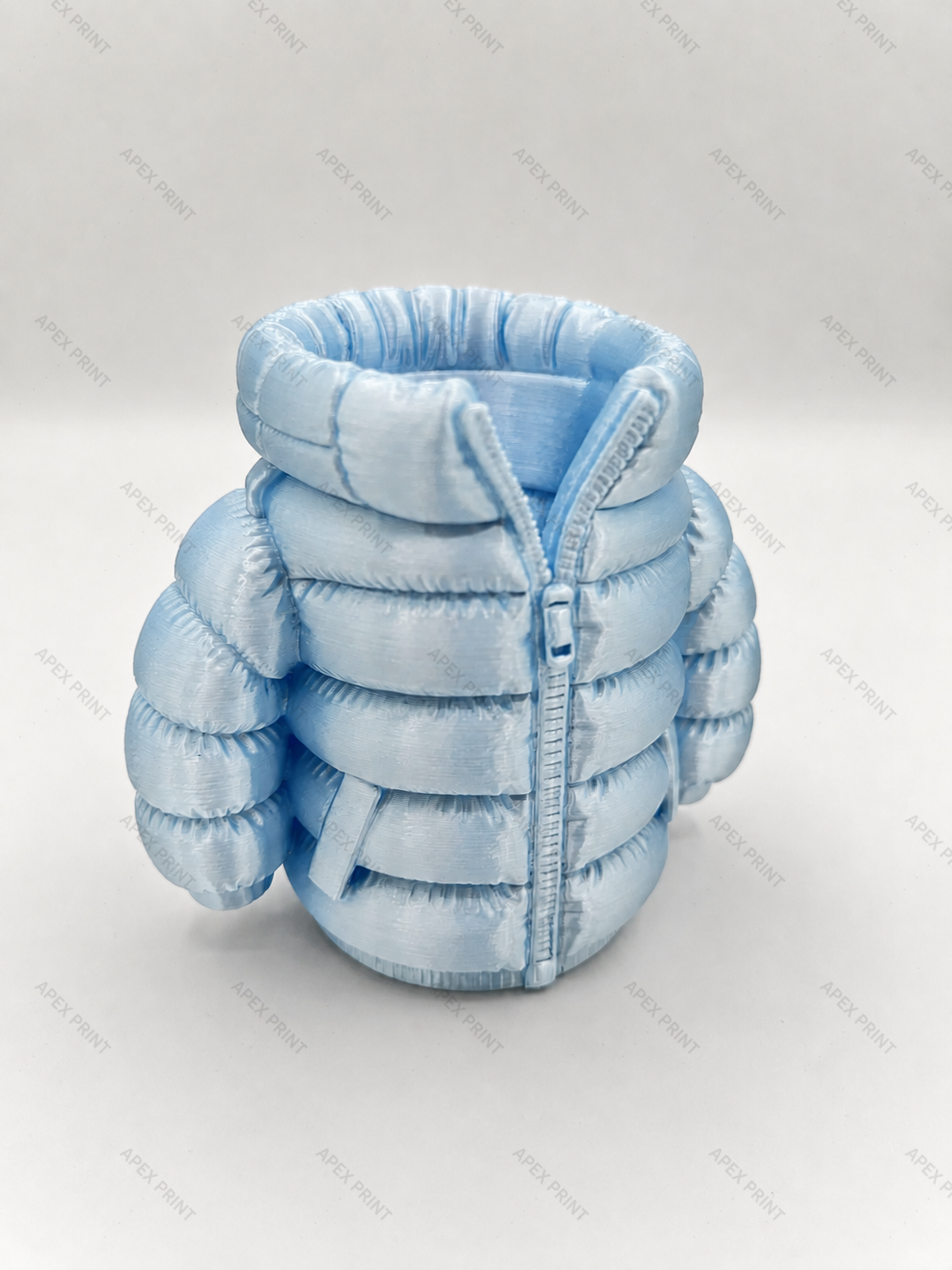 3D Printed Puffer Jacket Pen Holder - 0000