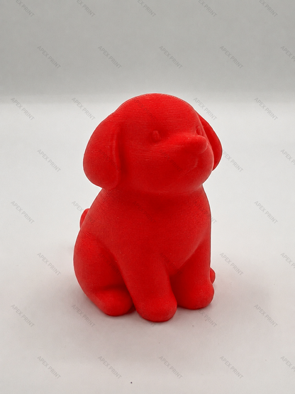 3D Printed Cute Puppy Figurine