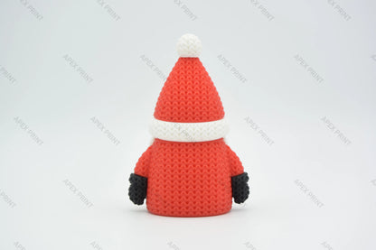 3D Printed Christmas Gnome Figurine