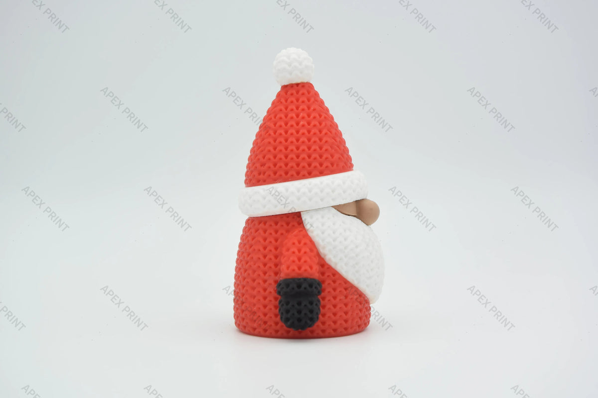 3D Printed Christmas Gnome Figurine