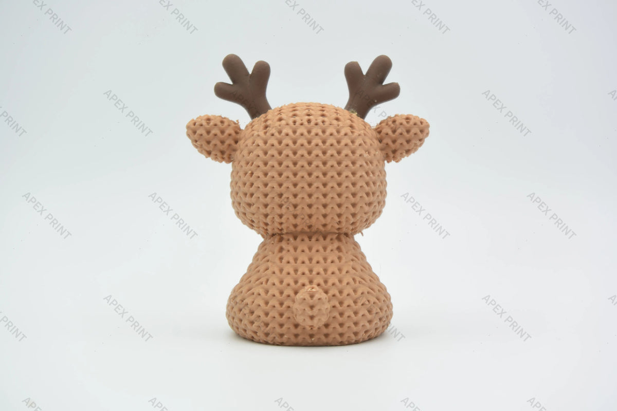 3D Printed Christmas Reindeer Figurine