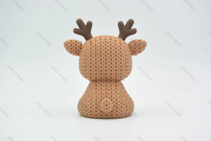 3D Printed Christmas Reindeer Figurine