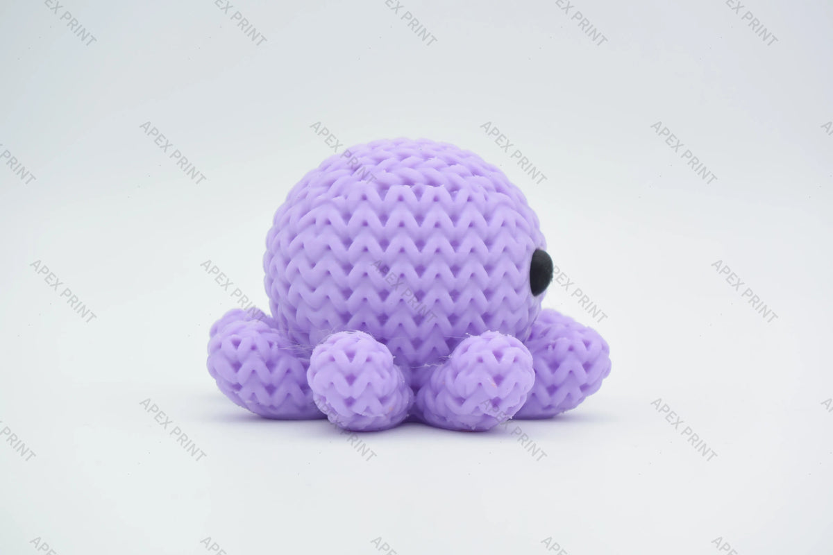 3D Printed Crochet-Style Octopus Figurine