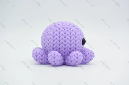 3D Printed Crochet-Style Octopus Figurine