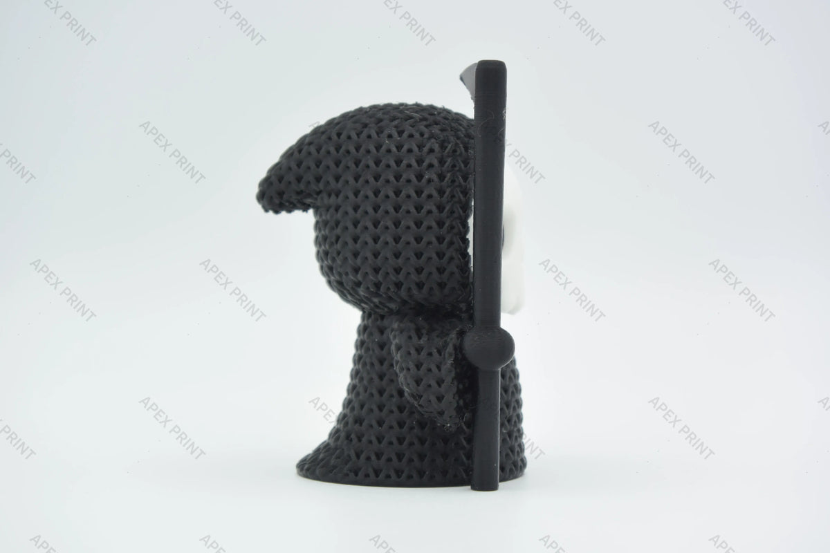 3D Printed Crochet-Style Grim Reaper Figurine