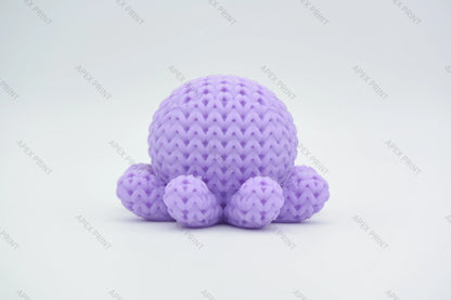 3D Printed Crochet-Style Octopus Figurine