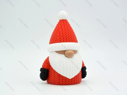 3D Printed Christmas Gnome Figurine