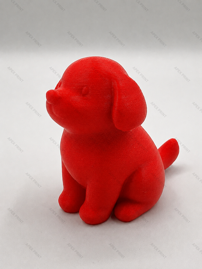 3D Printed Cute Puppy Figurine