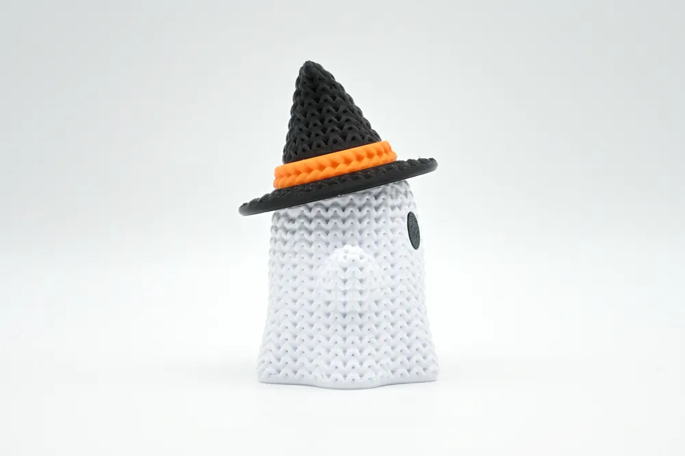 3D Printed Witch Hat Ghost Figurine