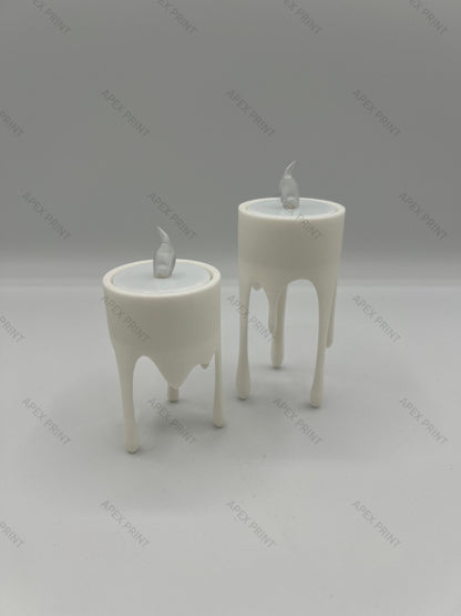 3D Printed  Dripping Wax Candle Holder