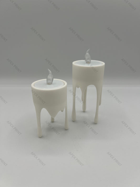 3D Printed  Dripping Wax Candle Holder