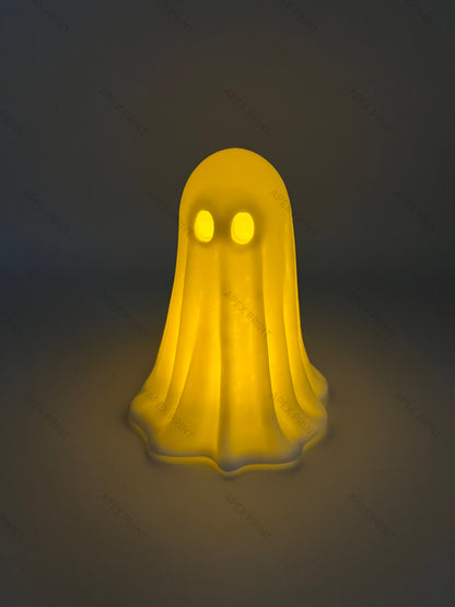 3D Printed  Draped Ghost Light