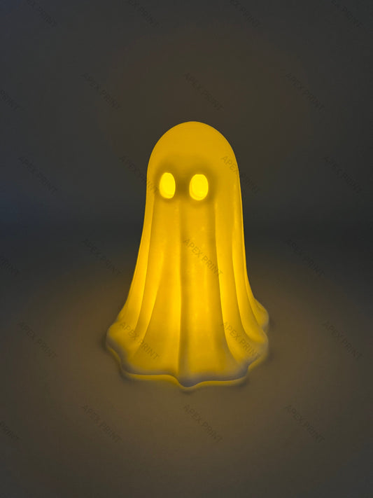 3D Printed  Draped Ghost Light