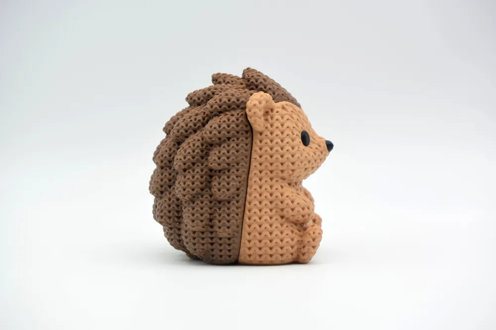 3D Printed Crochet-Style Hedgehog Figurine