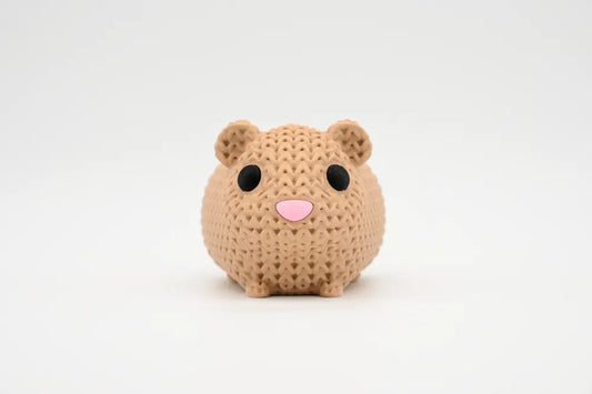 3D Printed Crochet-Style Guinea Pig Figurine