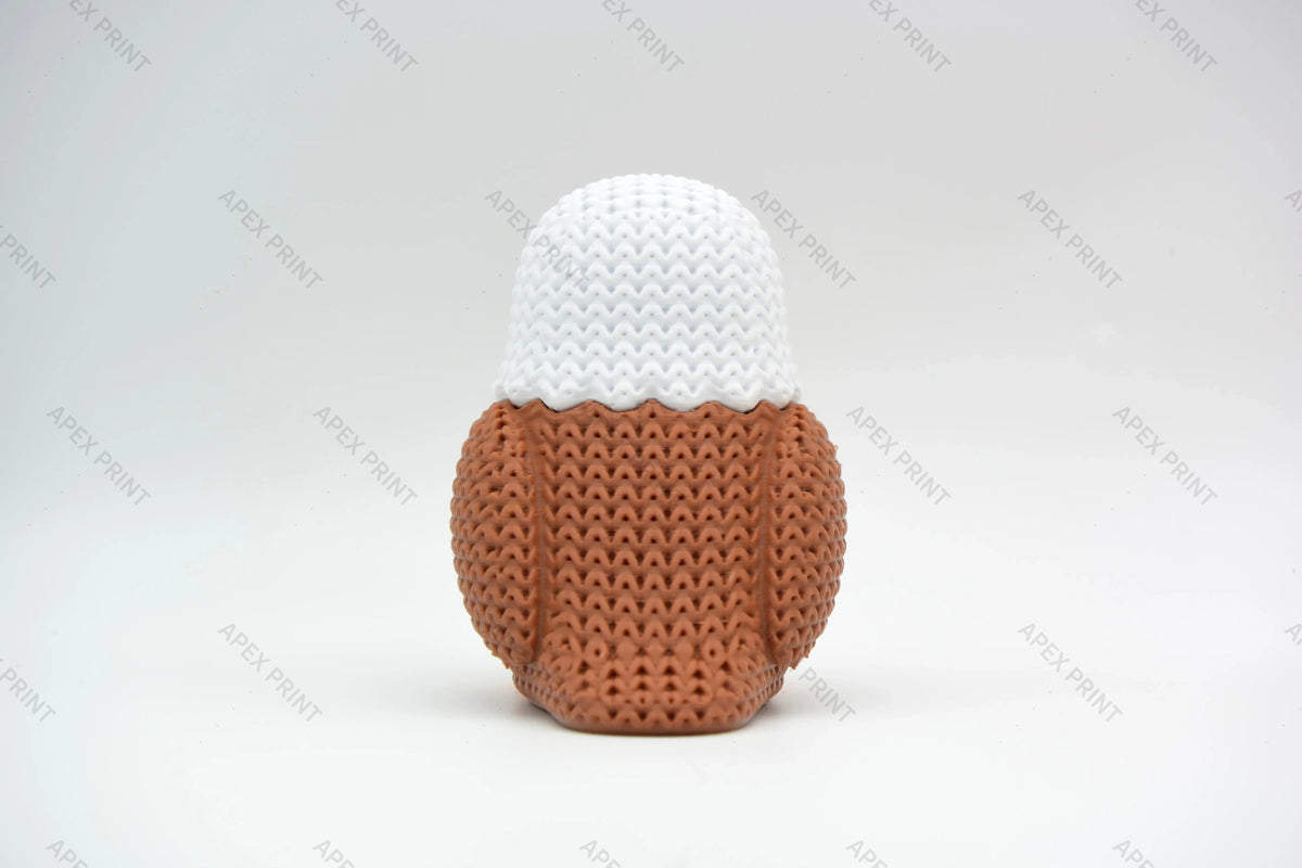 3D Printed Crochet-Style Eagle Figurine