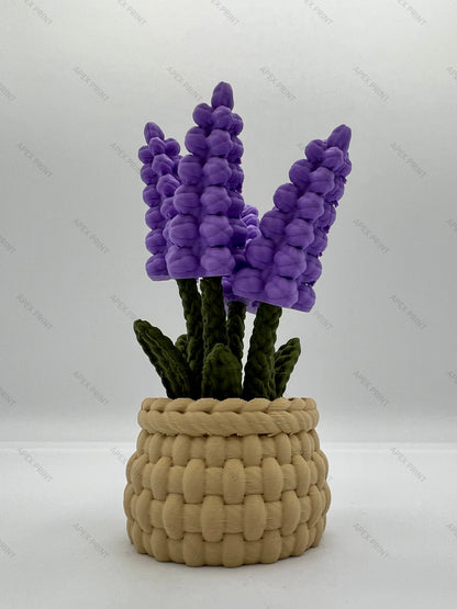 3D Printed Lavender in a Basket