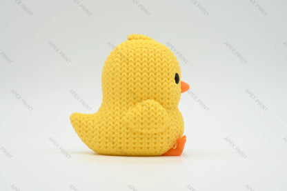 3D Printed Crochet-Style Chick Figurine