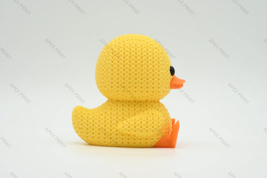 3D Printed Crochet-Style Duck Figurine