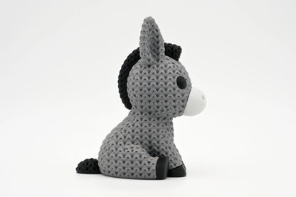 3D Printed Crochet-Style Donkey Figurine
