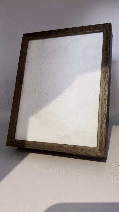 Personalized 3D Photo Light - A Personalized Lithophane