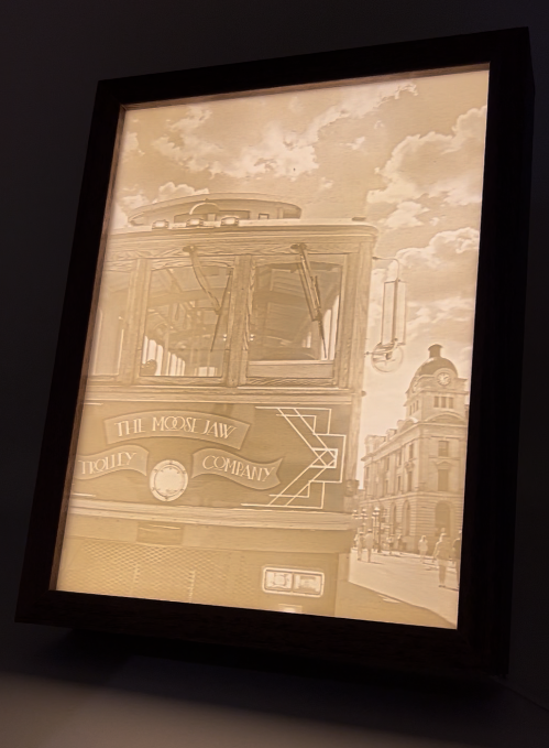 Personalized 3D Photo Light - A Personalized Lithophane