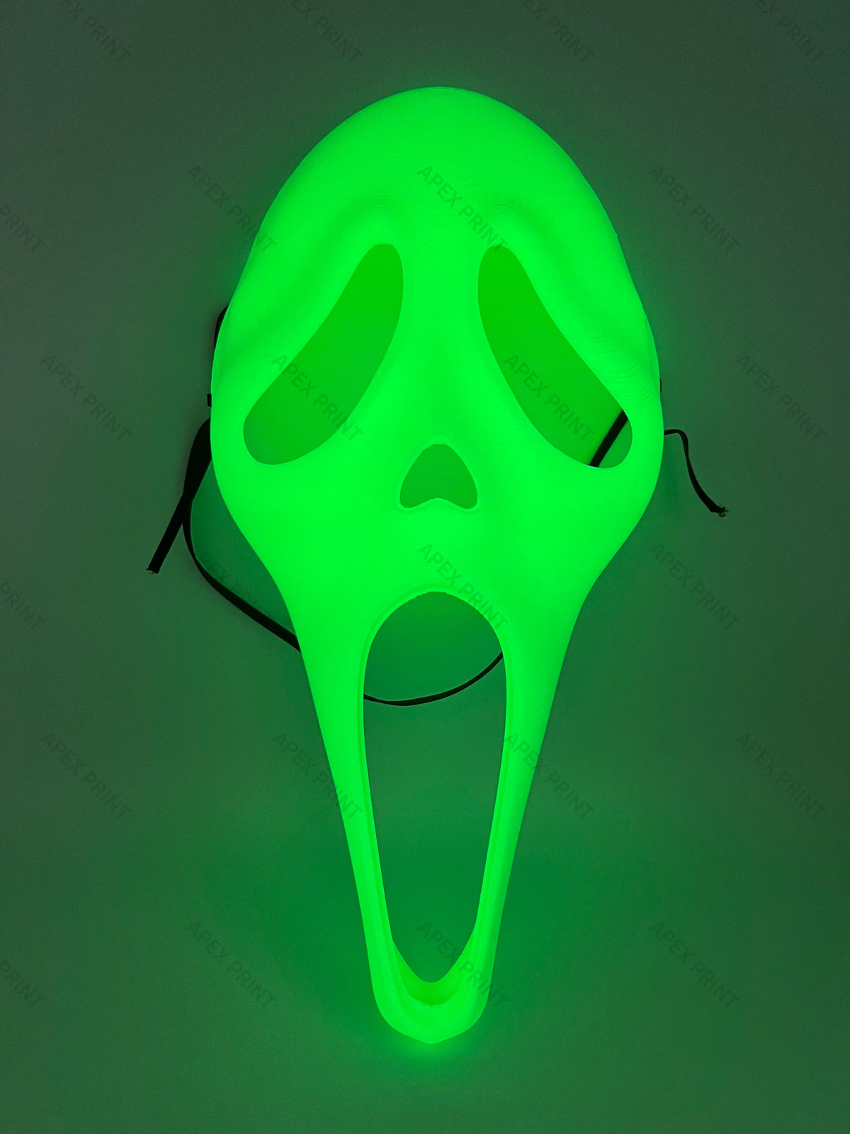 3D Printed Glow-in-the-Dark Halloween Ghost Mask