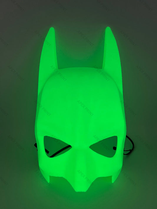 3D Printed Glow-in-the-Dark Bat Mask for Kids