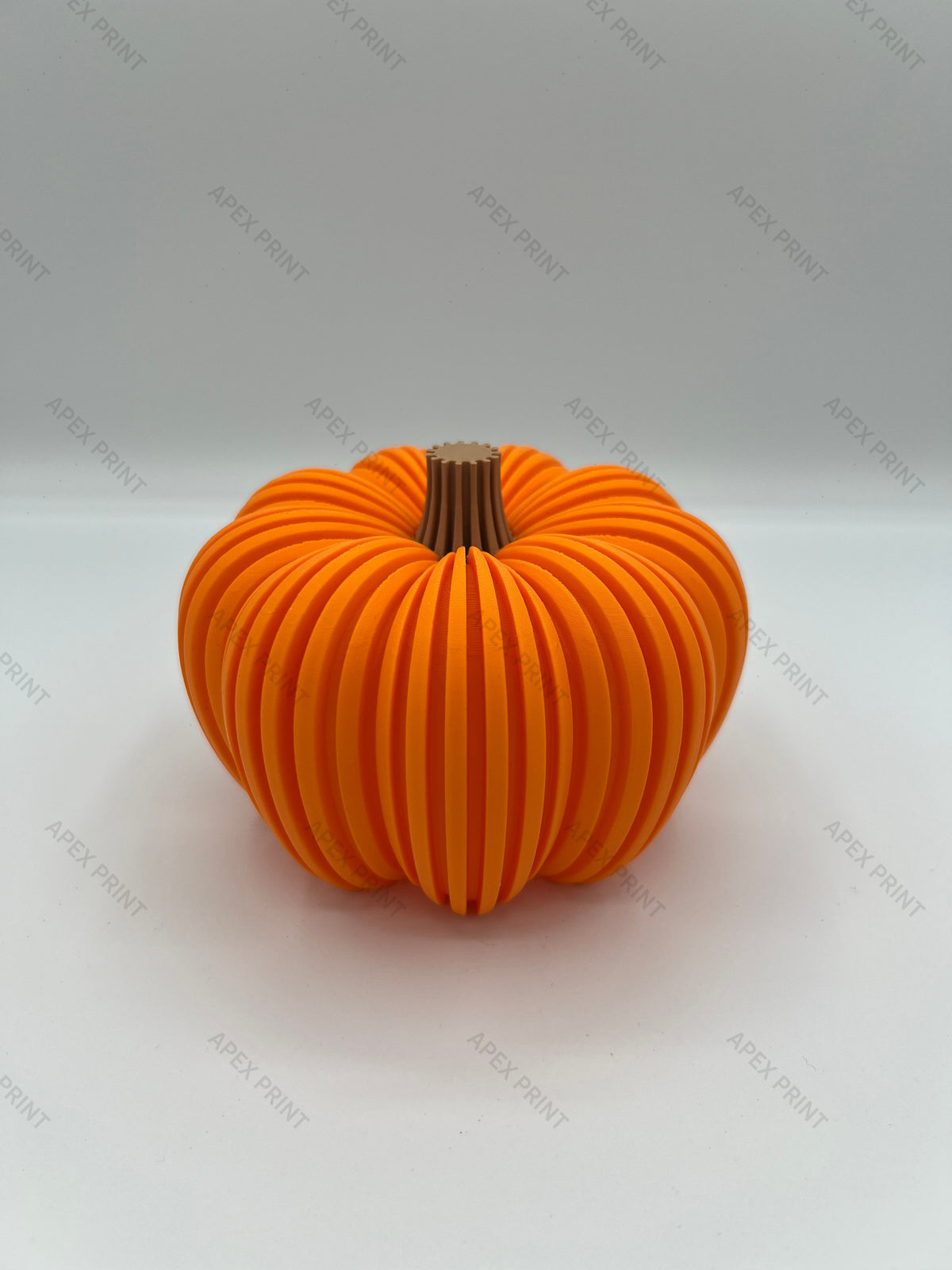 3D Printed  Ribbed Pumpkin Decoration