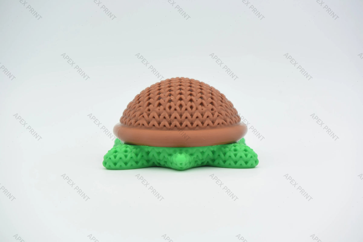 3D Printed Crochet-Style Sea Turtle Figurine