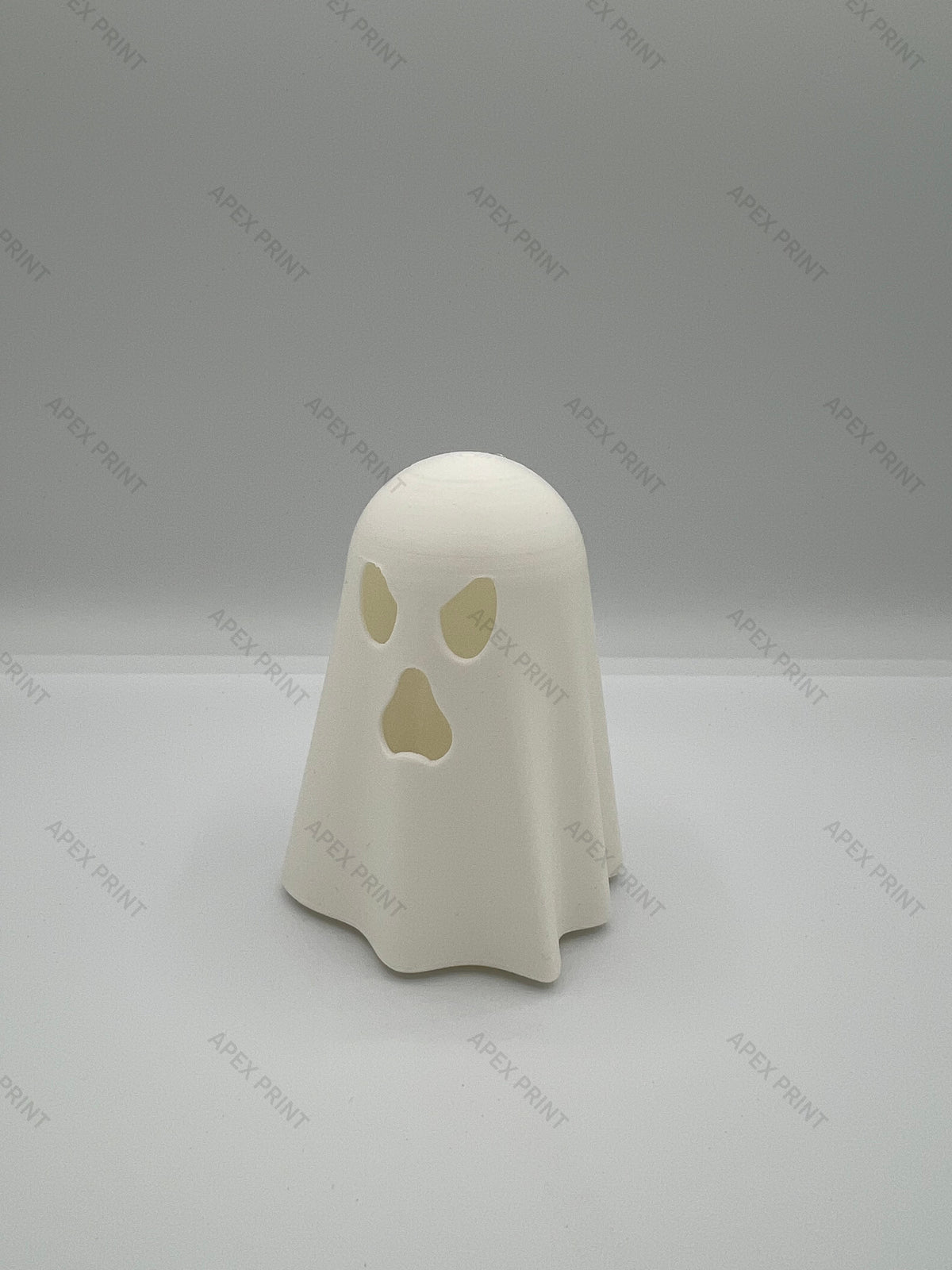 3D Printed  Spooky Face Ghost Light