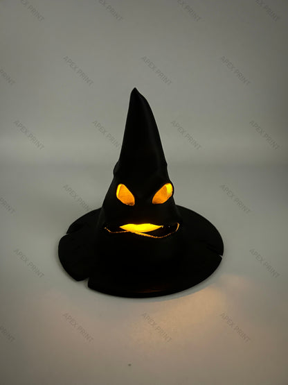 3D Printed  Spooky Witch Hat Light
