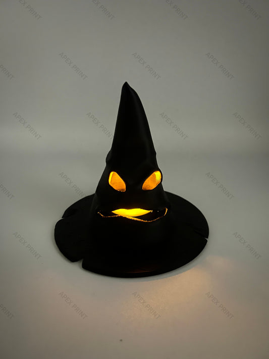 3D Printed  Spooky Witch Hat Light
