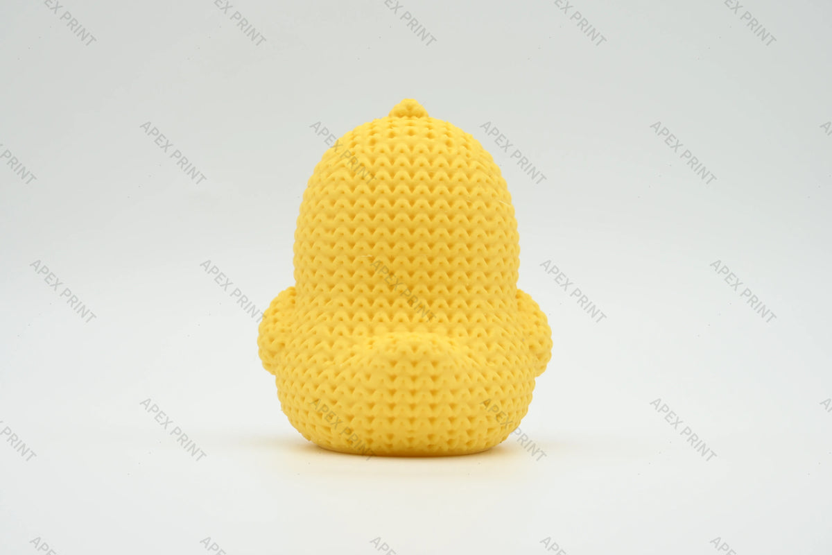 3D Printed Crochet-Style Chick Figurine