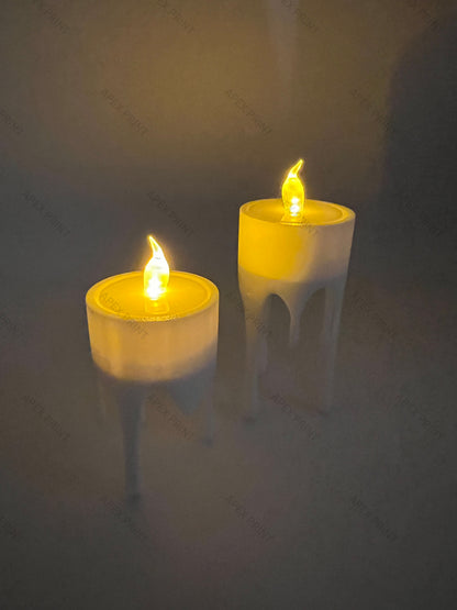 3D Printed  Dripping Wax Candle Holder
