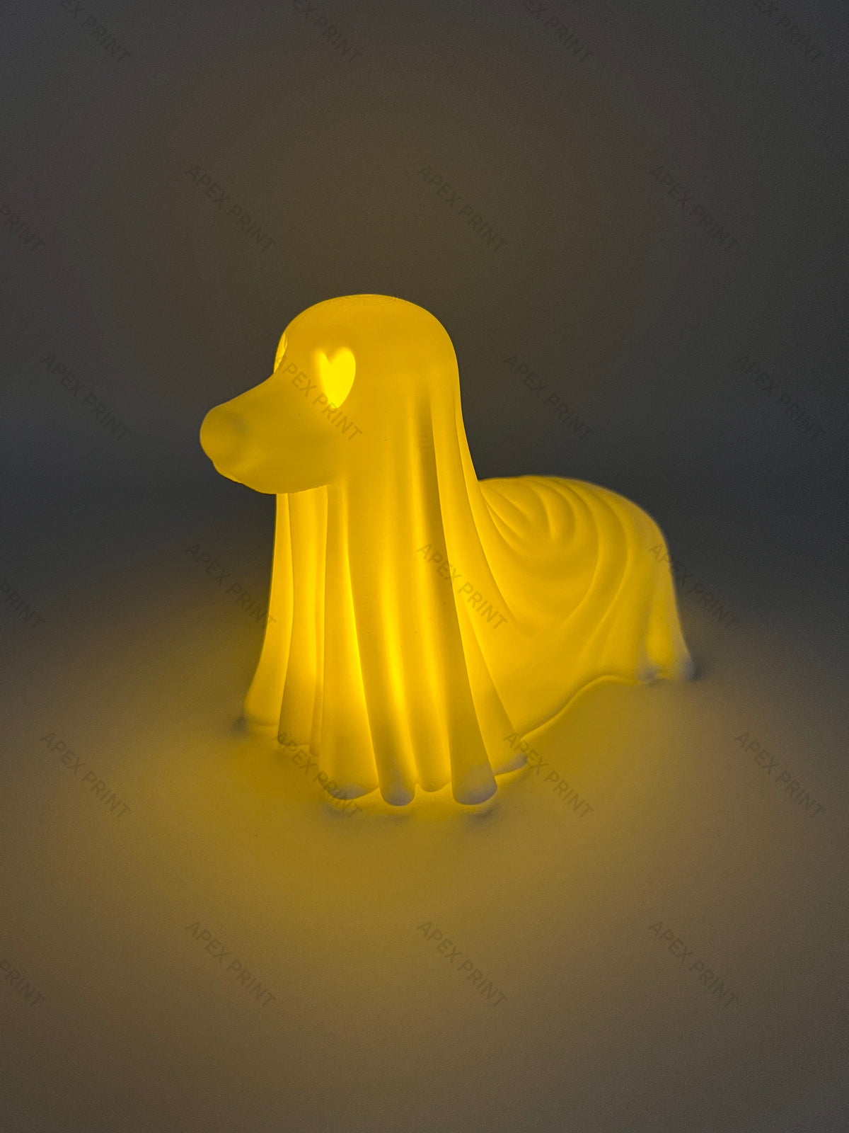 3D Printed  Ghost Dog Light