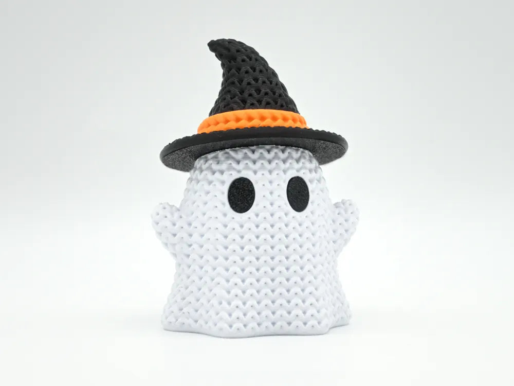 3D Printed Witch Hat Ghost Figurine