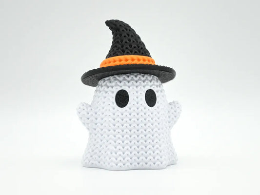 3D Printed Witch Hat Ghost Figurine